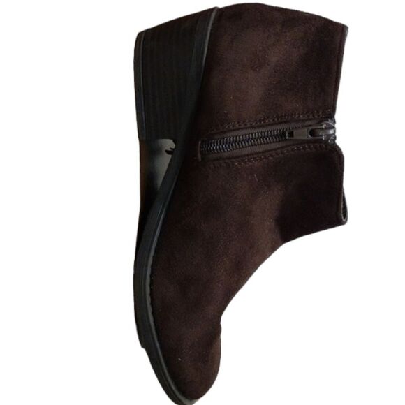 Soda Faux Suede Brown Ankle Booties Size 6.5! - Picture 7 of 11